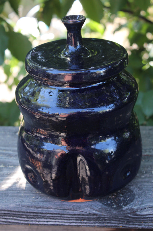 Large Blue Jar