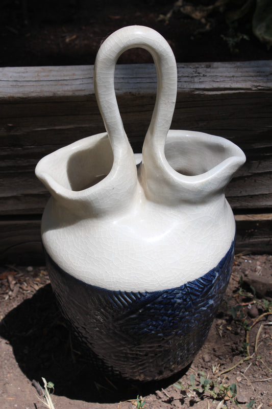 Two necked vase