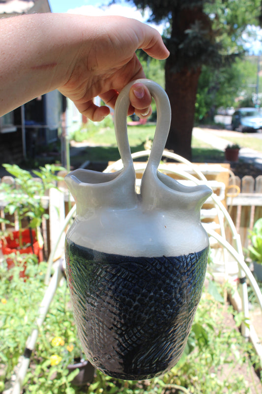 Two necked vase